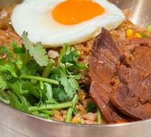 Sour Cabbage Beef Fried Rice