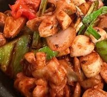 Stir-fried Blood Sausage