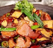 Fried Tofu with Preserved Pork