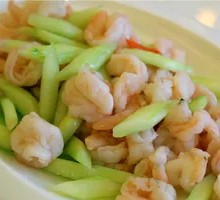Stir-fried Shrimp with Celery
