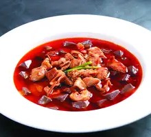 Blood Cake with Intestines