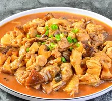 Braised Chicken with Mushrooms