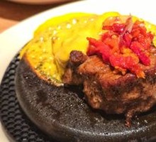 Waterfall Cheese Filet Mignon with Iberian Ham