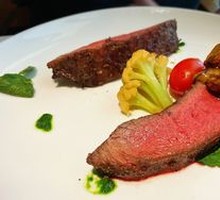 Thick Beef Steak with King Oyster Mushroom