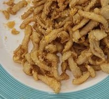 Salted Egg Yolk Baked Enoki Mushrooms