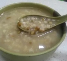 Rice and Mung Bean Porridge