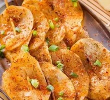 Charcoal-Roasted Potato Slices