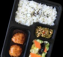 Braised Pork Meatballs with Rice