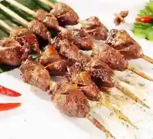 Grilled Chicken Hearts Skewers