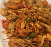 Stir-fried Small River Shrimp
