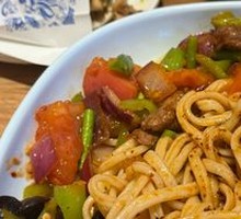 Fried Meat Noodles