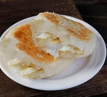 Scallion pancake with egg