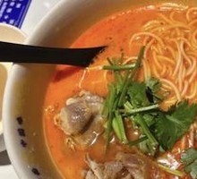 Tomato Herb Soup with Angus Beef Noodles