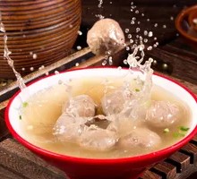 Handmade Beef Meatball Soup