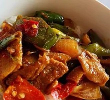 Stir-fried Pork with Rice