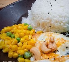 Spicy Mapo Tofu with Crawfish Rice