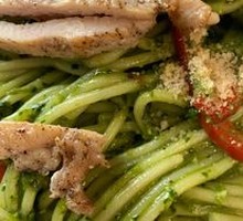 Bacon Basil Pesto Pasta