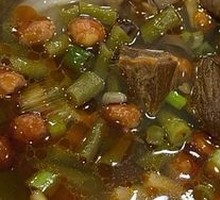 Beef Shank Rice Noodles with Snail Soup