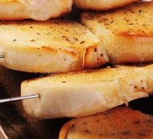 Grilled Steamed Bun Slices