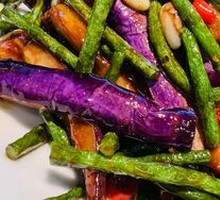 Long Bean and Eggplant Stir-Fry