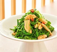 Fresh Tofu Skin with Loofah in Olive Oil