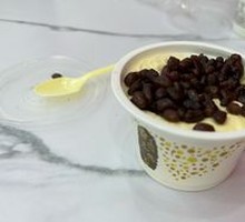 Red Bean Double-Layer Milk Pudding
