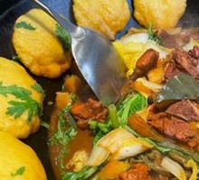 Braised Chicken and Pork Rib Pot