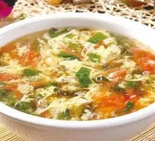 Freshly Made Egg Soup