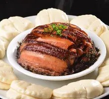 Pickled Mustard Greens with Pork and Lotus Pancakes