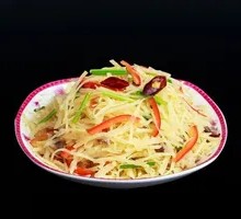 Sour Spicy Stir-Fried Potato Strips