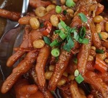 Braised Chicken Feet with Soybeans