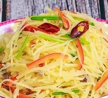 Spicy Pepper and Potato Shreds