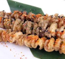 Chicken Skin Skewers