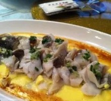 Steamed Sea Bass with Egg
