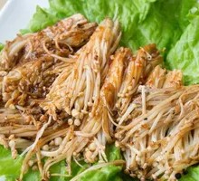 Grilled Enoki Mushrooms