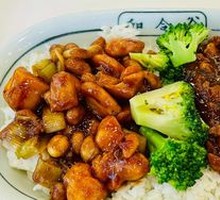 Chicken & Braised Pork Rice Combo