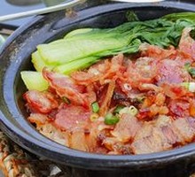 Cured Meat Double Delight Clay Pot Rice