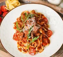 Beef Patty Scrambled Egg Mushroom Energy Bowl