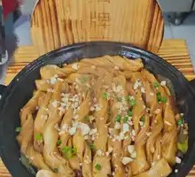 Pork Ribs with Green Beans and Cornbread Dumplings