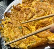 Pan-fried Egg with Greens