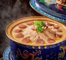 Sour Cabbage with Pork and Blood Sausage