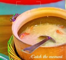 Shrimp, Crab, and Scallop Seafood Congee