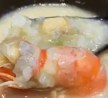 Shrimp and Scallops Rice Porridge