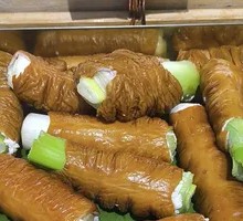 Pork Intestine Wrapped in Scallion