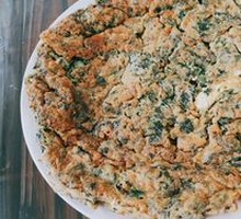 Fiddlehead Fern and Egg Pancake