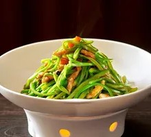 Beef Strips with Lentils