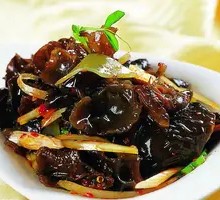 Spicy Black Wood Ear Mushrooms