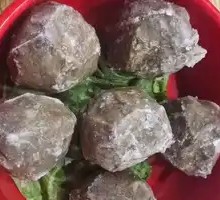 Beaten Devil Beef Balls