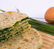 Leek and Egg Pancake
