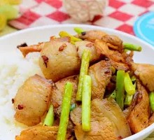 Garlic Pork Fried Rice Bowl